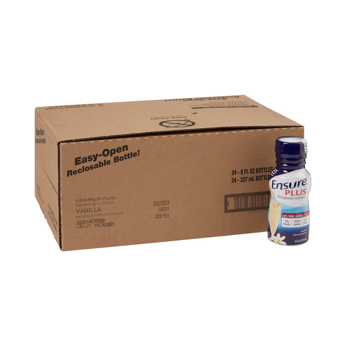 Ensure® Plus Therapeutic Nutrition, Vanilla, bottle