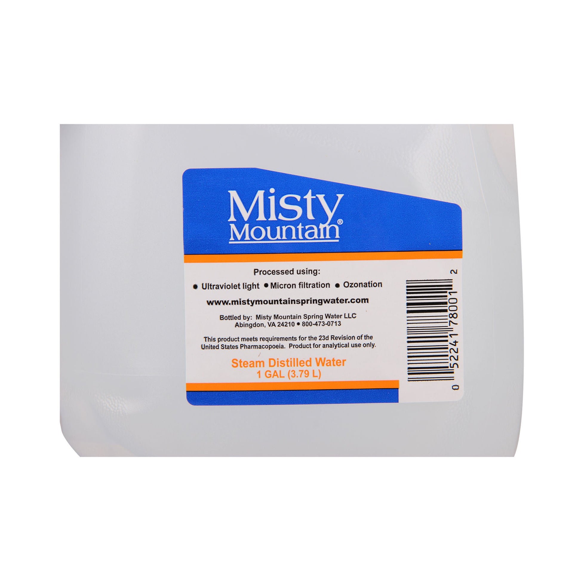 Misty Mountain® Distilled Water, jug