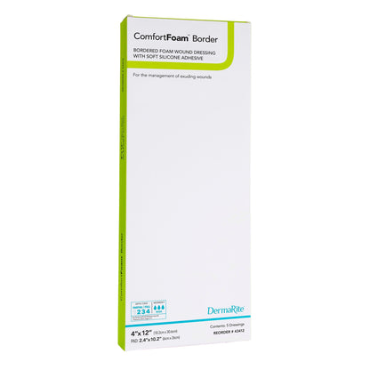 ComfortFoam™ Bordered Foam Wound Dressing w/ Soft Silicone Adhesive