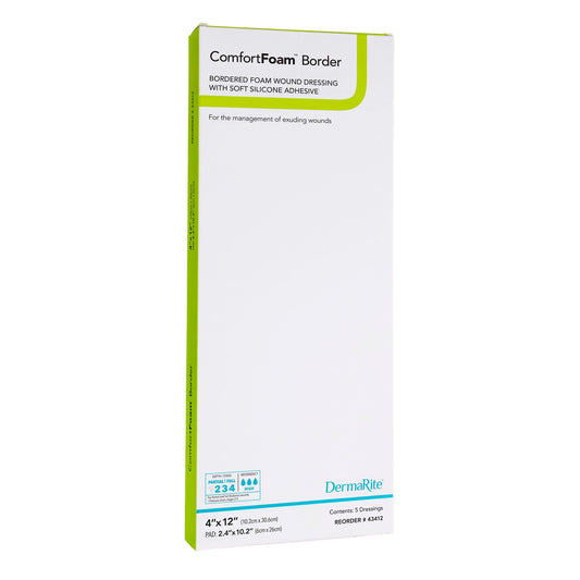 ComfortFoam™ Bordered Foam Wound Dressing w/ Soft Silicone Adhesive