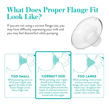 Evenflo® Advanced Fit Breast Flange, 24.5 millimeter