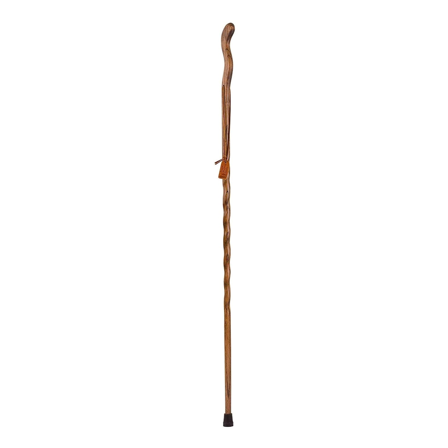 Brazos™ Twisted Oak Ergonomic Fitness Handcrafted Walking Stick, 48-Inch, Brown