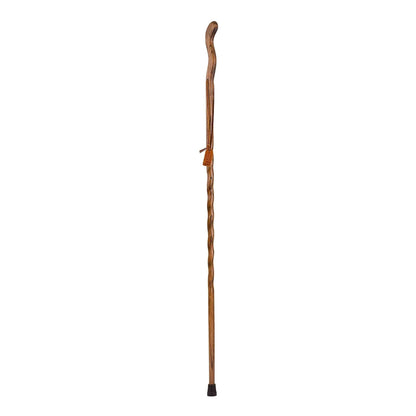 Brazos™ Twisted Oak Ergonomic Fitness Handcrafted Walking Stick, 48-Inch, Brown