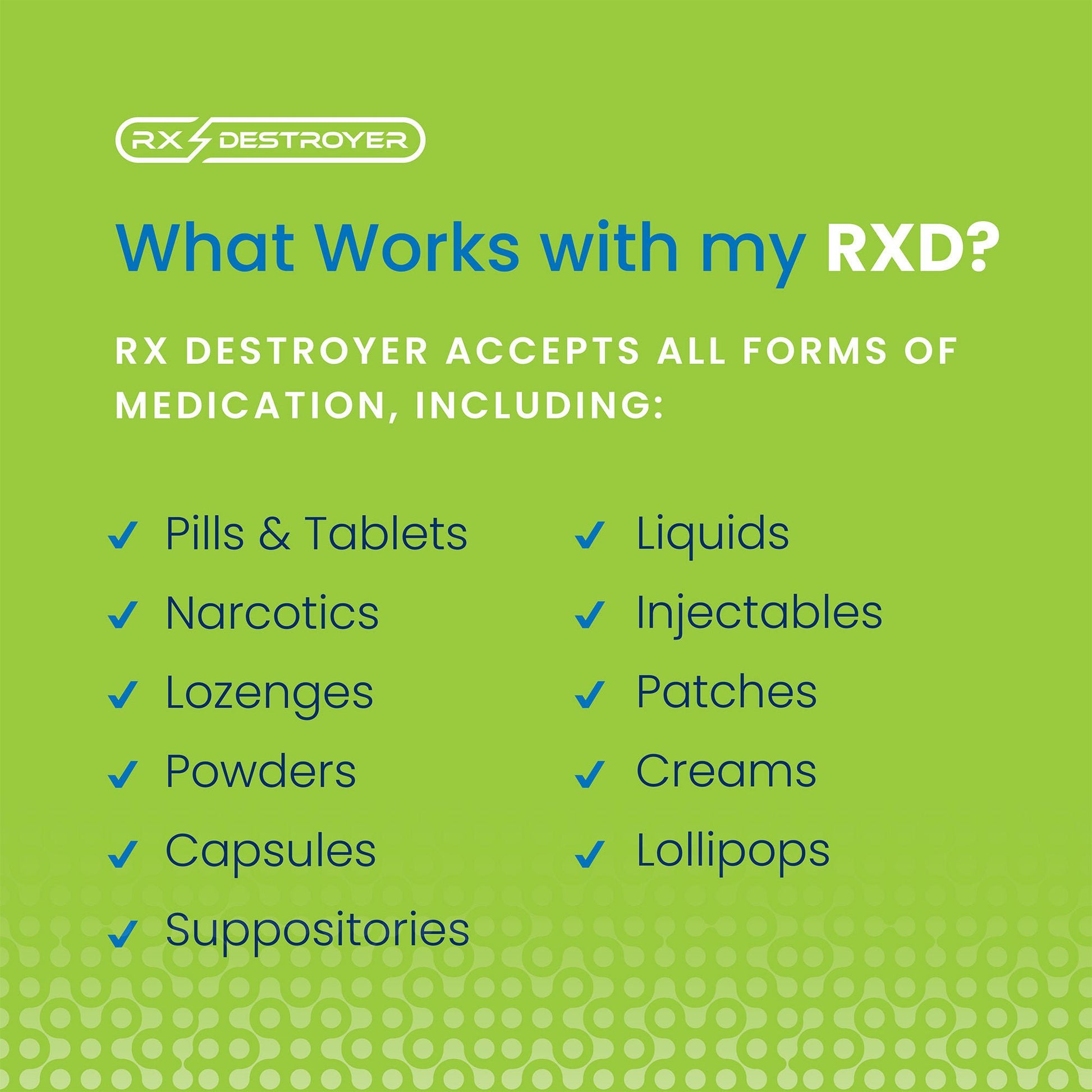 Rx Destroyer™ Pharmaceutical Disposal System