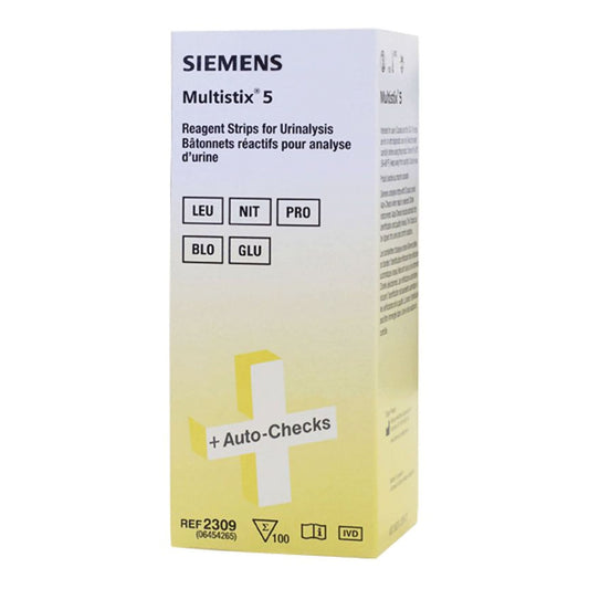 Multistix® 5 Urinalysis Reagent, Blood, Glucose, Leukocytes, Protein and Nitrite