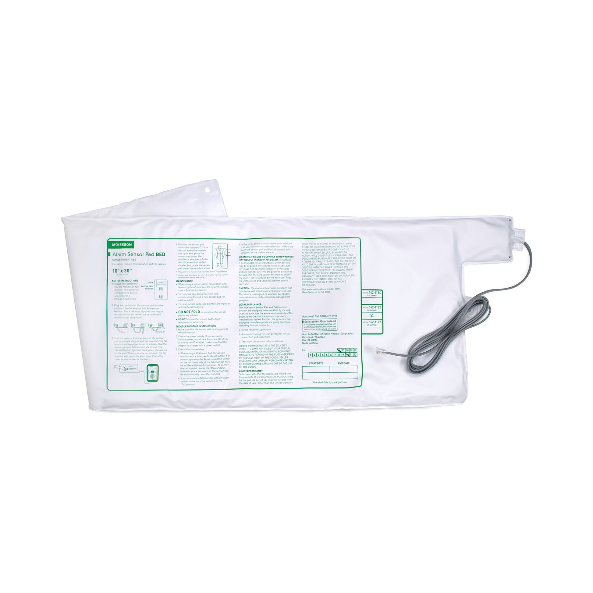 McKesson Bed Alarm Sensor Pad