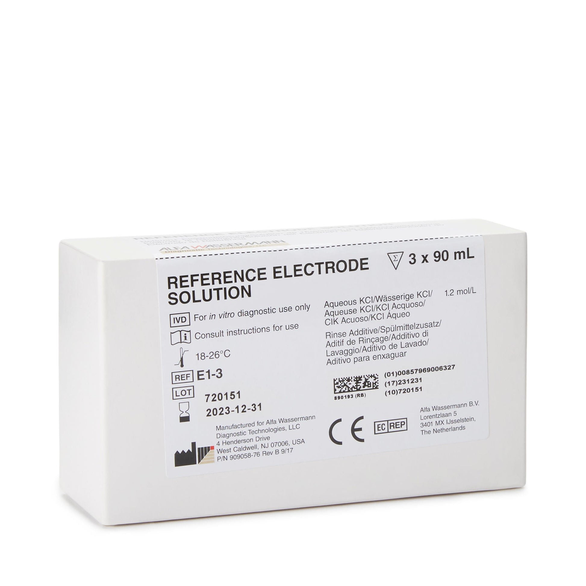 Starlyte™ II Reference Electrode Solution for use with the Starlyte™ Analyzer