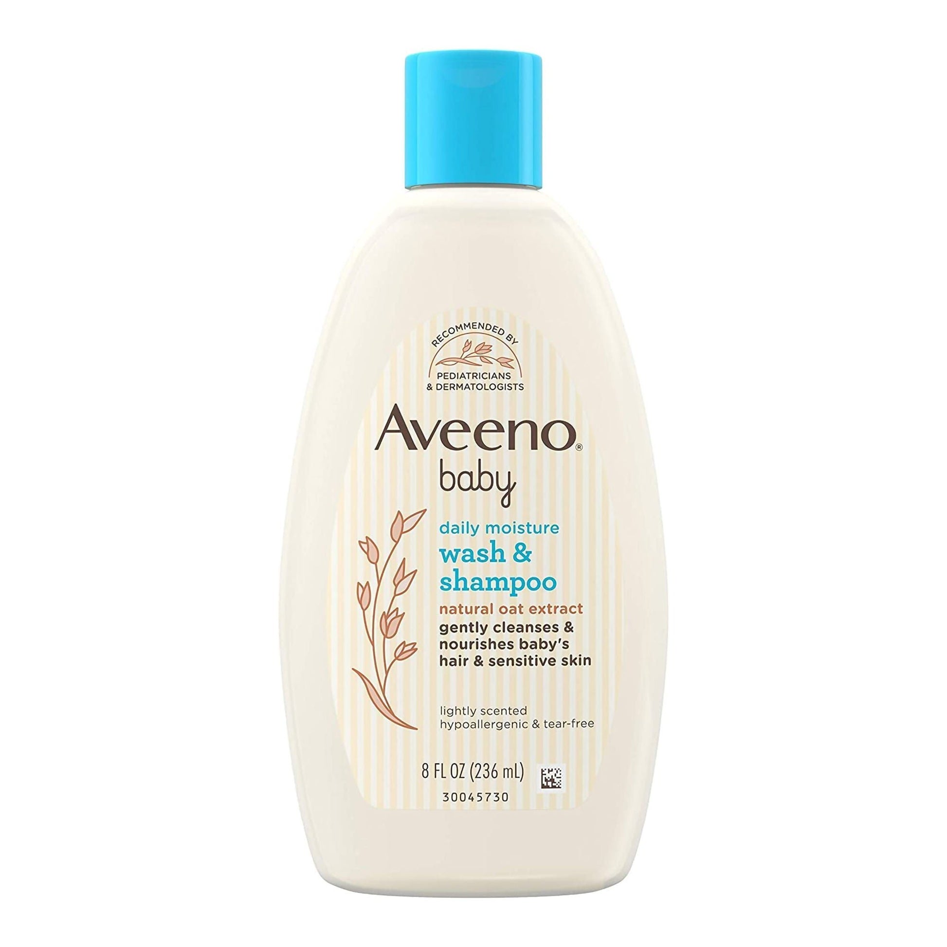 Aveeno® Baby Daily Moisture Wash and Shampoo, Lightly Scented, Bottle