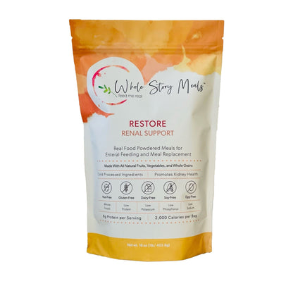 Whole Story Meals Restore Renal Support for Enteral Feeding and Meal Replacement
