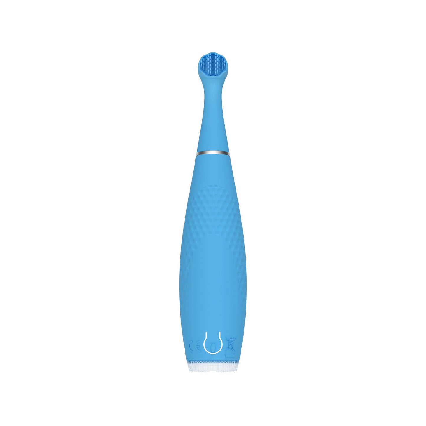 issa 4 baby Sonic Toothbrush Bubble Blue Dino Ages Birth to 3 Years Silicone