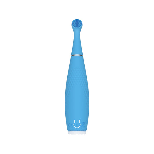 issa 4 baby Sonic Toothbrush Bubble Blue Dino Ages Birth to 3 Years Silicone
