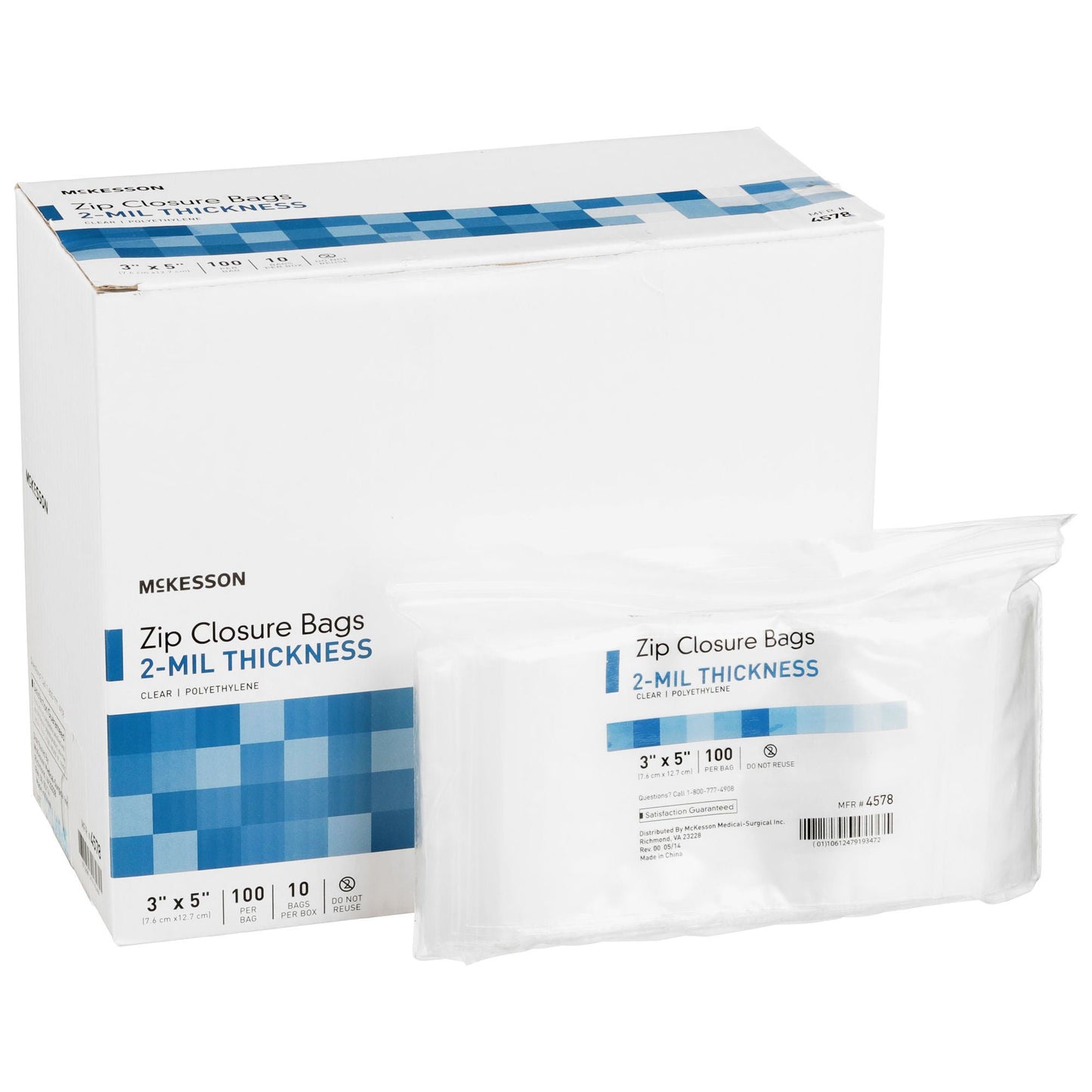 McKesson Zip Closure Bag, .