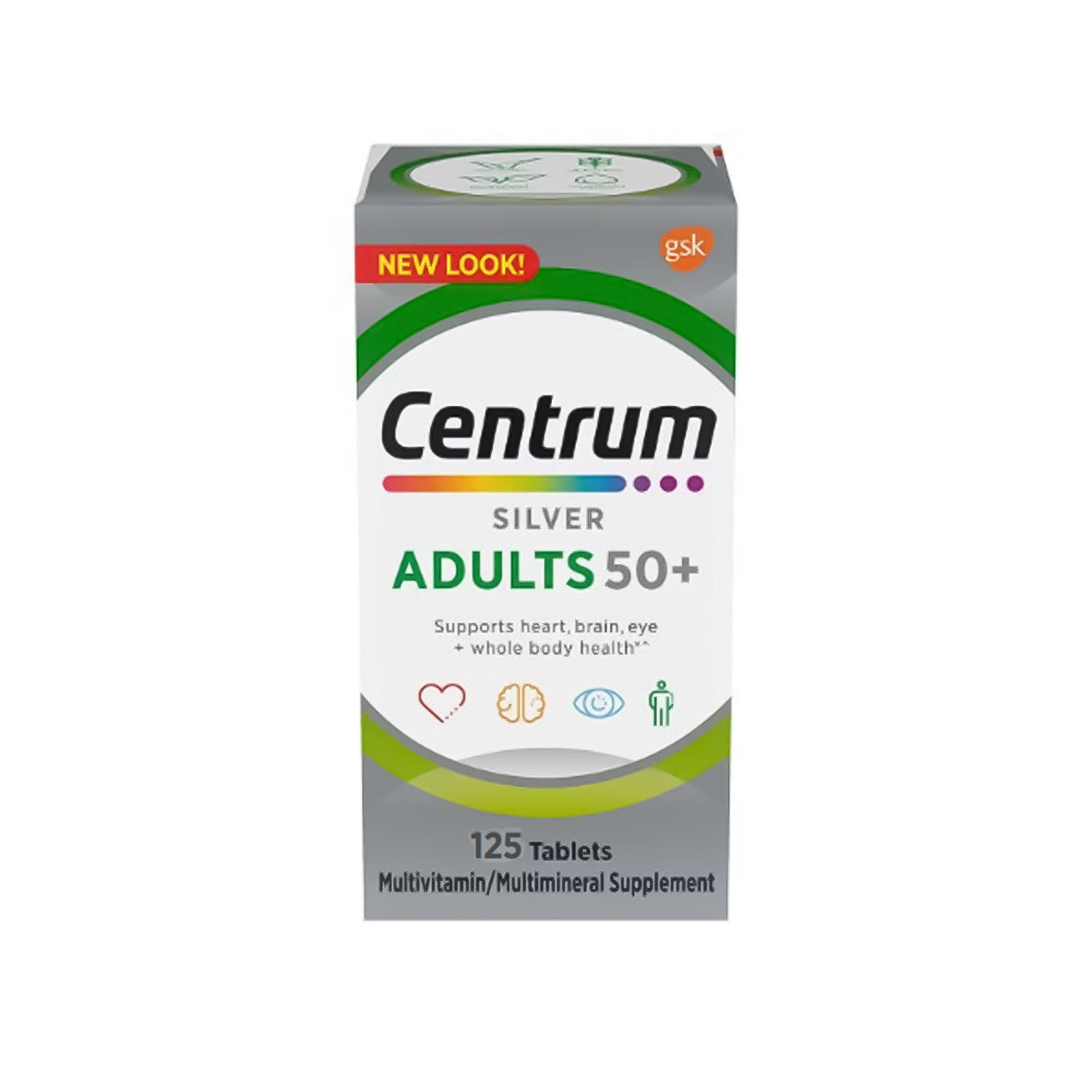 Centrum Silver Adults 50+ Multivitamin/Multimineral Supplement Tablets