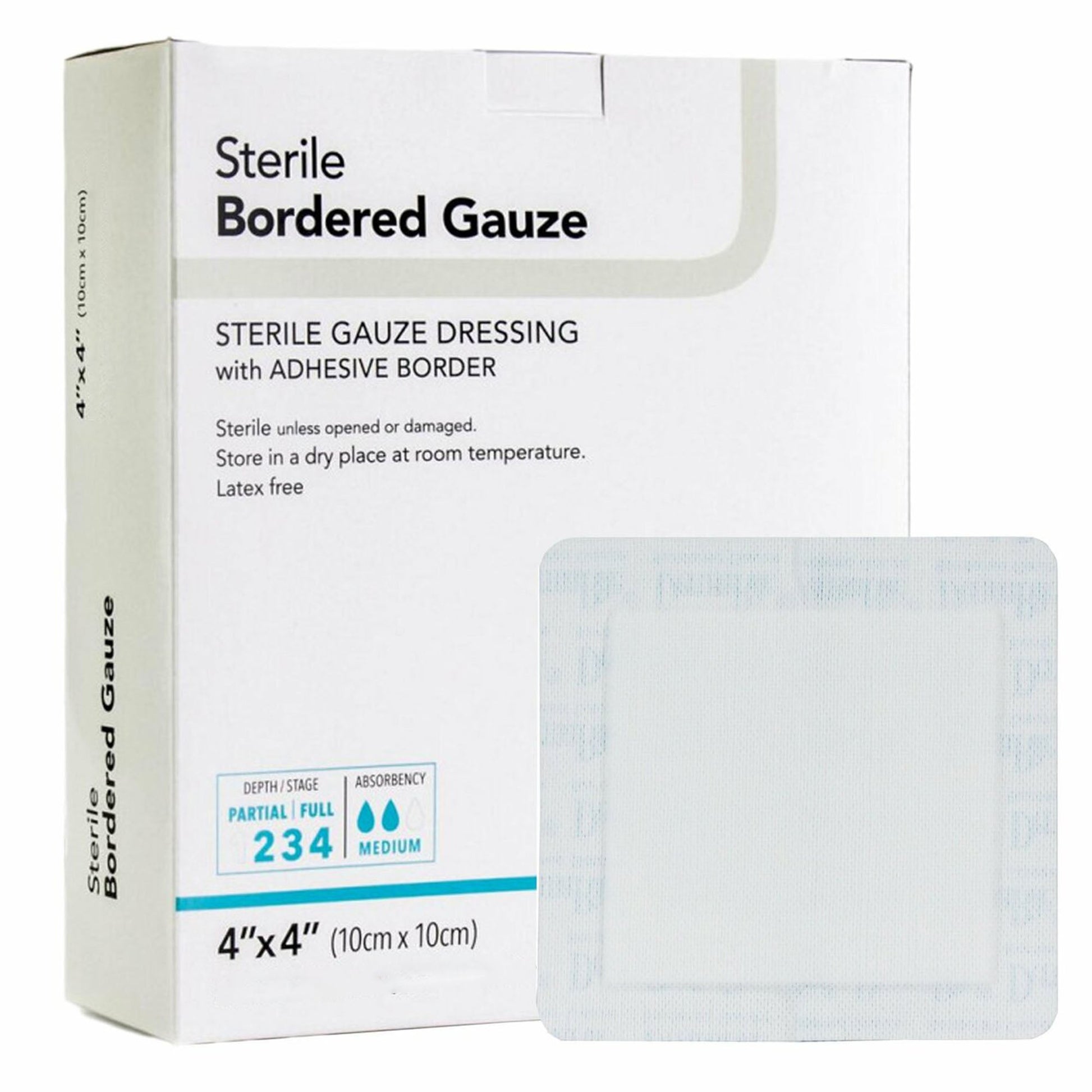 DermaRite® Adhesive Dressing, White