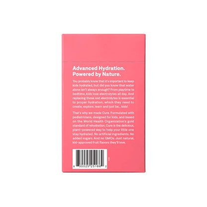 Cure® Kids Electrolyte Drink Mix, Pink Lemonade, 7.5-gram Packet