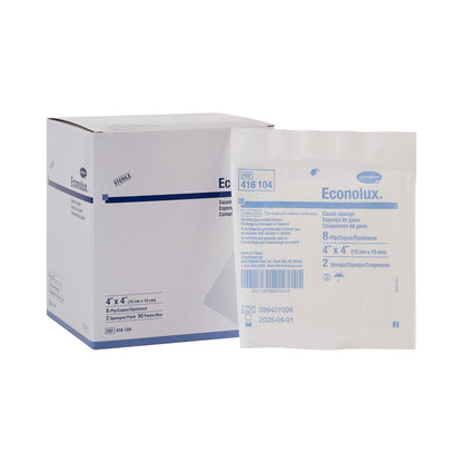Econolux® Sterile Gauze Sponge, Eight-Ply