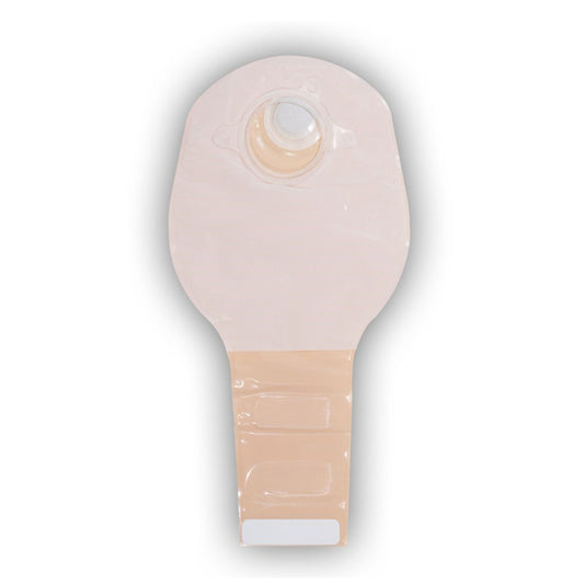 Sur-Fit Natura® Two-Piece Opaque Ostomy Pouch, 12-Inch Length, Flange