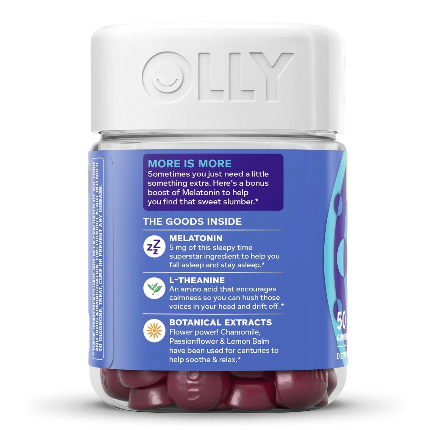 Olly® Sleep Gummies with Melatonin and L-Theanine Extra Strength Blackberry Zen