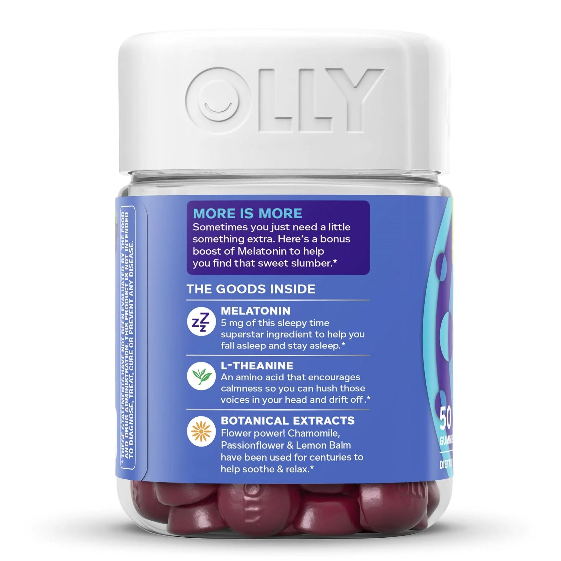 Olly® Sleep Gummies with Melatonin and L-Theanine Extra Strength Blackberry Zen