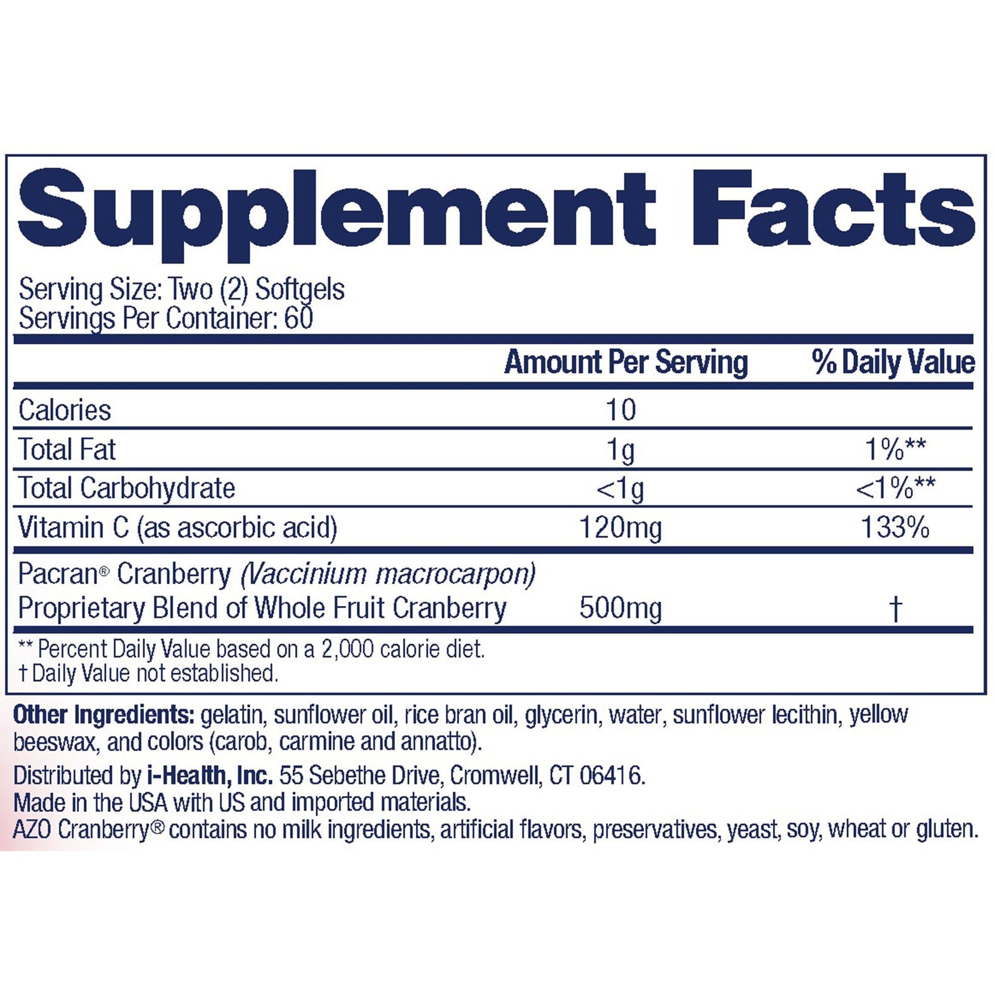 AZO Urinary Tract Health Dietary Supplement Softgel