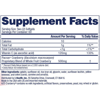 AZO Urinary Tract Health Dietary Supplement Softgel