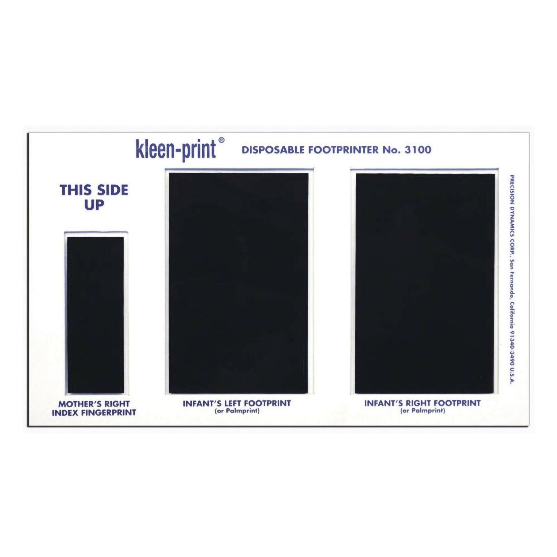 Kleen-Print® Footprinter and Thumb Pad