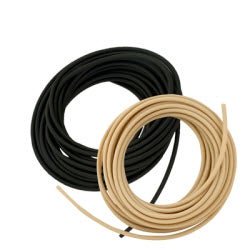 General Use Tubing Black 1/8 Inch I.D. 50 Foot Length Natural Latex Rubber