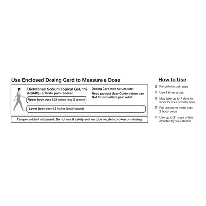 Geri-Care® 1% Diclofenac Sodium Topical Gel NSAID Arthritis Pain Reliever