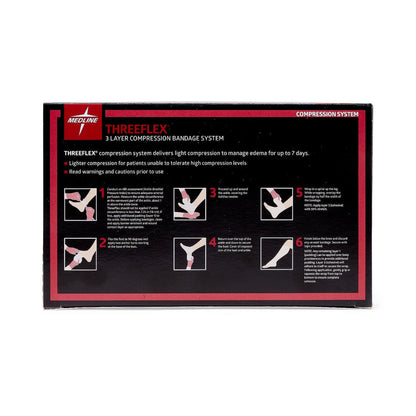 ThreeFlex® Self-adherent / Tape Closure 3 Layer Compression Bandage System