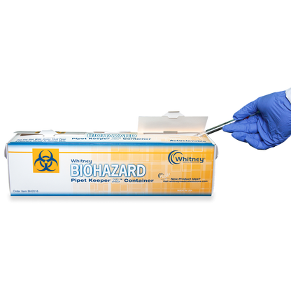 Biohazard Pipet Keeper XL Container, Case of 50 - BH2016