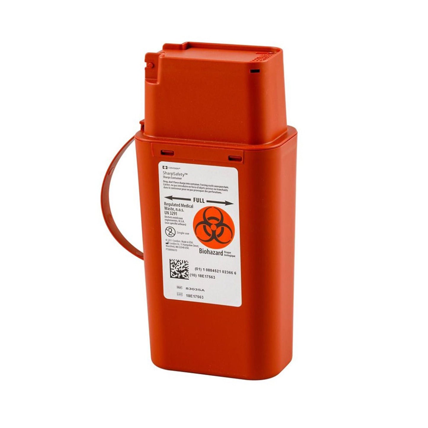 SharpSafety™ Sharps Transport Container, 1 Quart