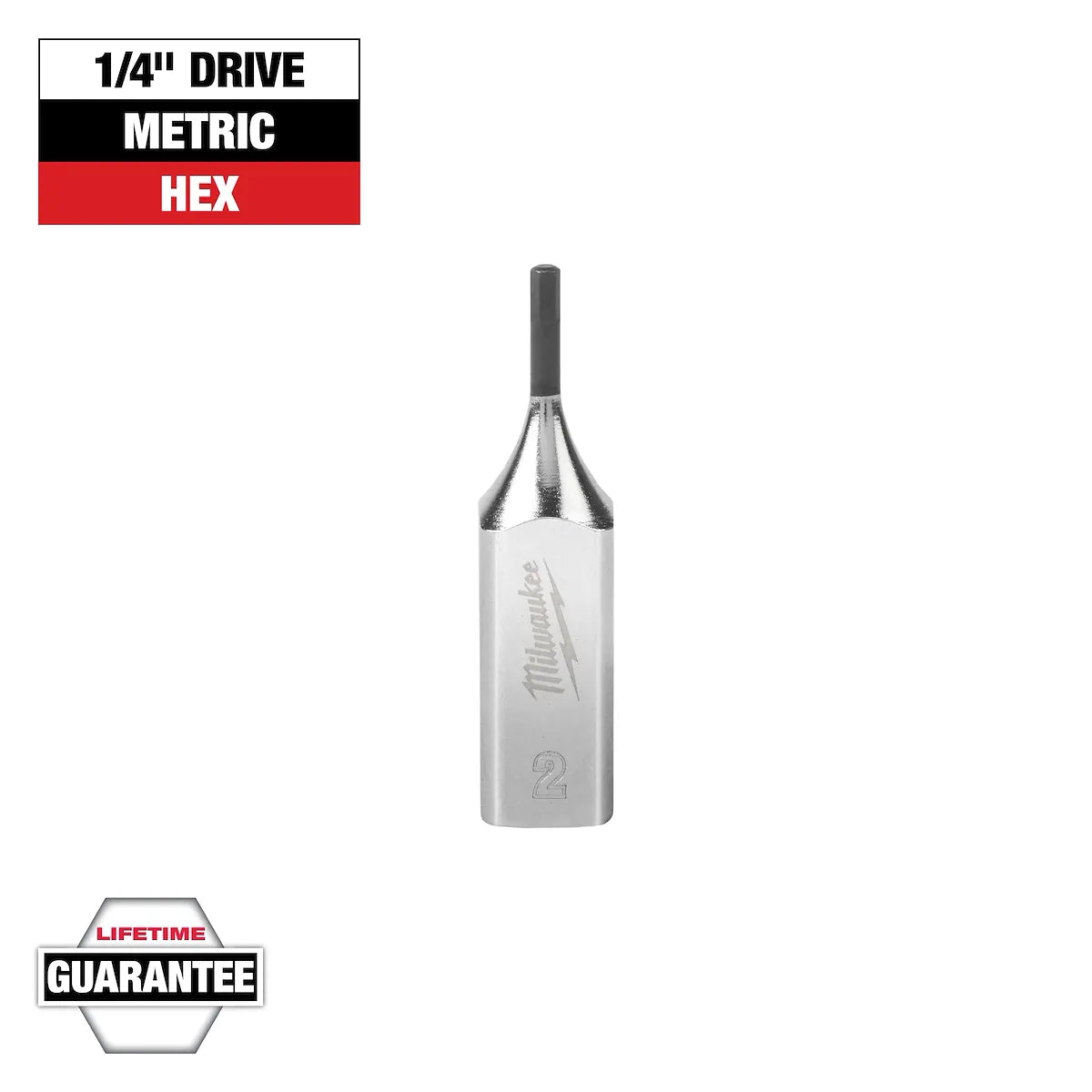 Milwaukee 1/4" Drive 2mm Hex Bit Socket 45-34-1030 | 1/4 in Drive