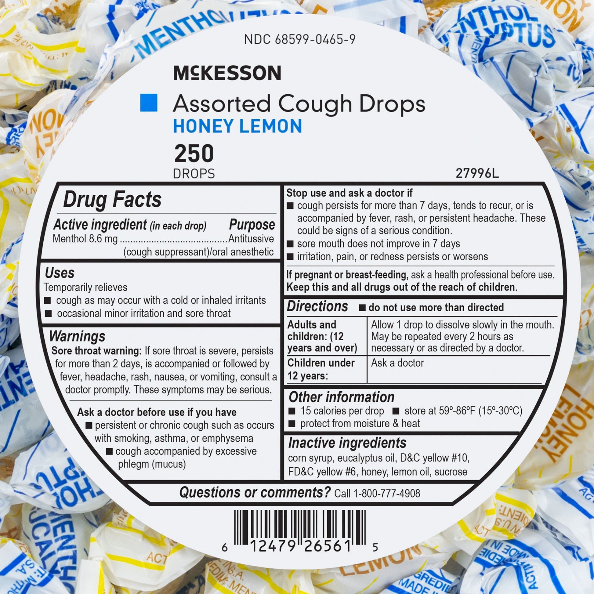 MooreBrand® Assorted Flavors Cold and Cough Drops