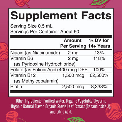 Mary Ruth's® Vegan B-Complex Drops, B Vitamins in Liquid Form