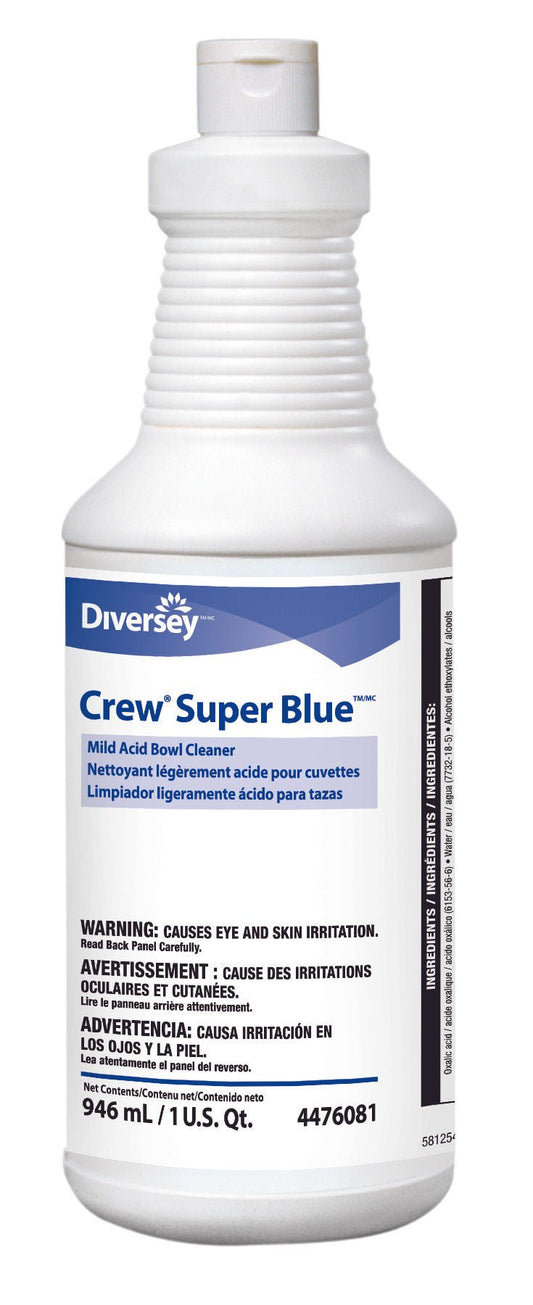 Crew® Super Blue™ Mild Acid Toilet Bowl Cleaner, Citrus Scent
