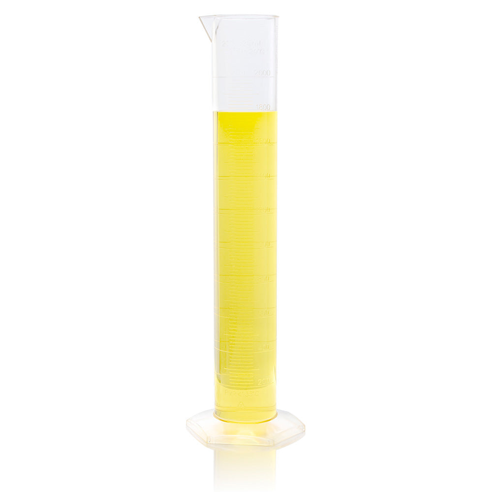 Graduated Measuring Cylinders, PMP Class B, Molded Graduations, Tall Form — 10 mL to 2000 mL, Each | Globe Scientific