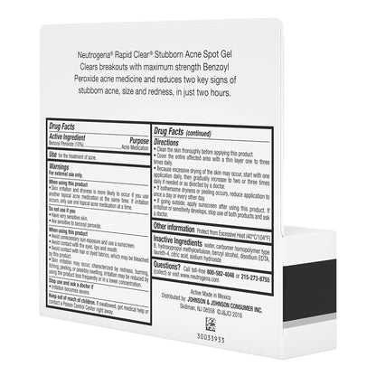 Neutrogena® Rapid Clear Stubborn Acne Spot 10% Benzoyl Peroxide Gel