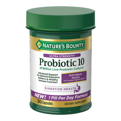 Nature's Bounty® Ultra Strength Probiotic 10 Capsules