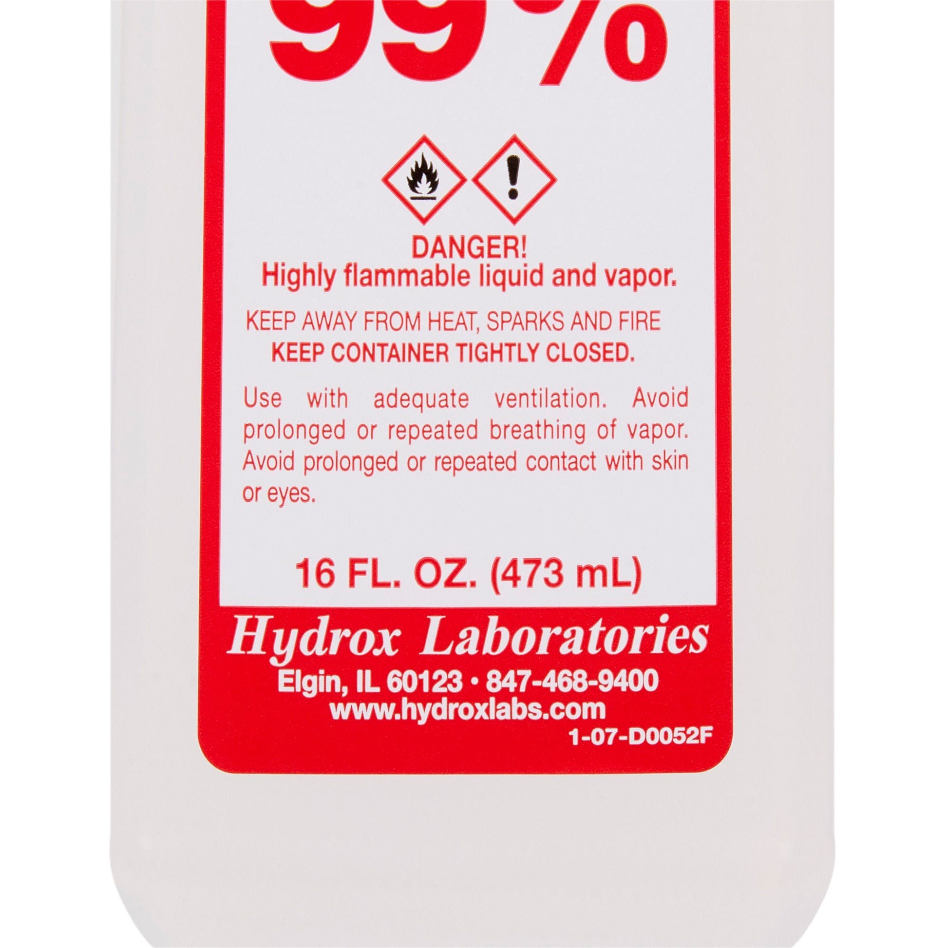 Hydrox 99% Isopropyl Alcohol for Technical Use