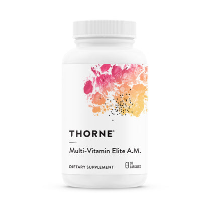 Thorne® Multivitamin Elite Daily Nutritional Supplement, AM Formula & PM Formula