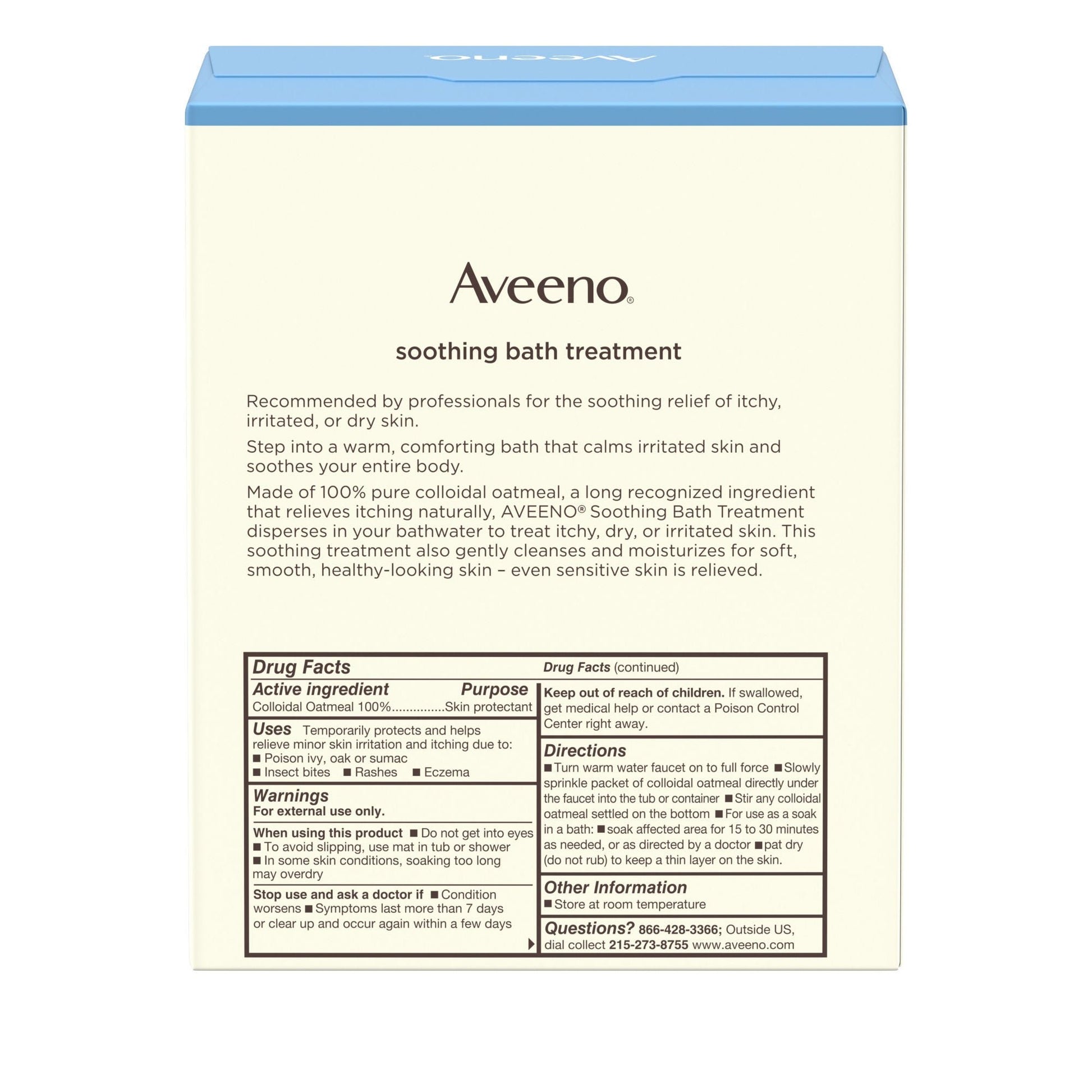 Aveeno® Soothing Bath Treatment Packets Fragrance Free