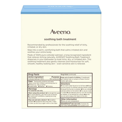 Aveeno® Soothing Bath Treatment Packets Fragrance Free
