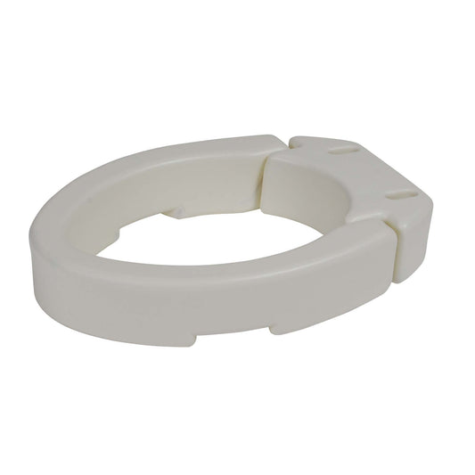 drive Hinged Raised Toilet Seat 3-1/2 Inch Height Elongated 250 lbs. Weight Capacity