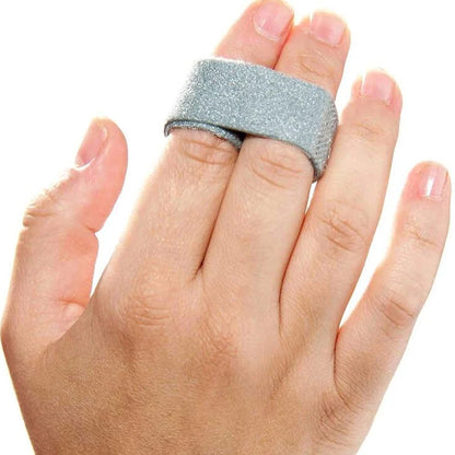 3pp Buddy Loops Finger Wrap Splint Adult Hook and Loop Strap Closure Finger Gray