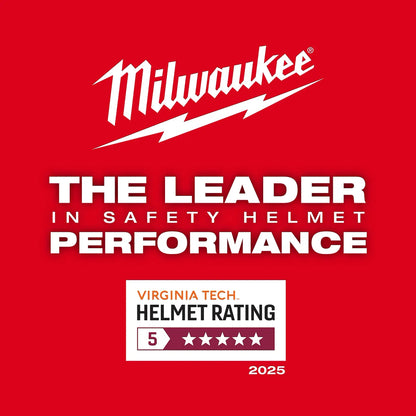 Milwaukee BOLT White Full Brim Safety Helmet – Type 2, Class E 48-73-1651