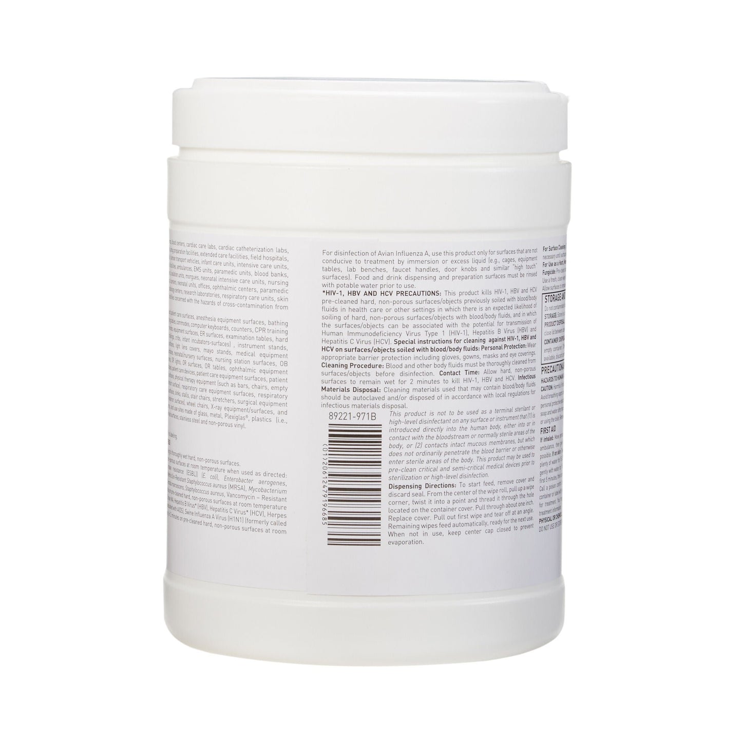 McKesson Germicidal Extra Large Surface Disinfectant Wipes