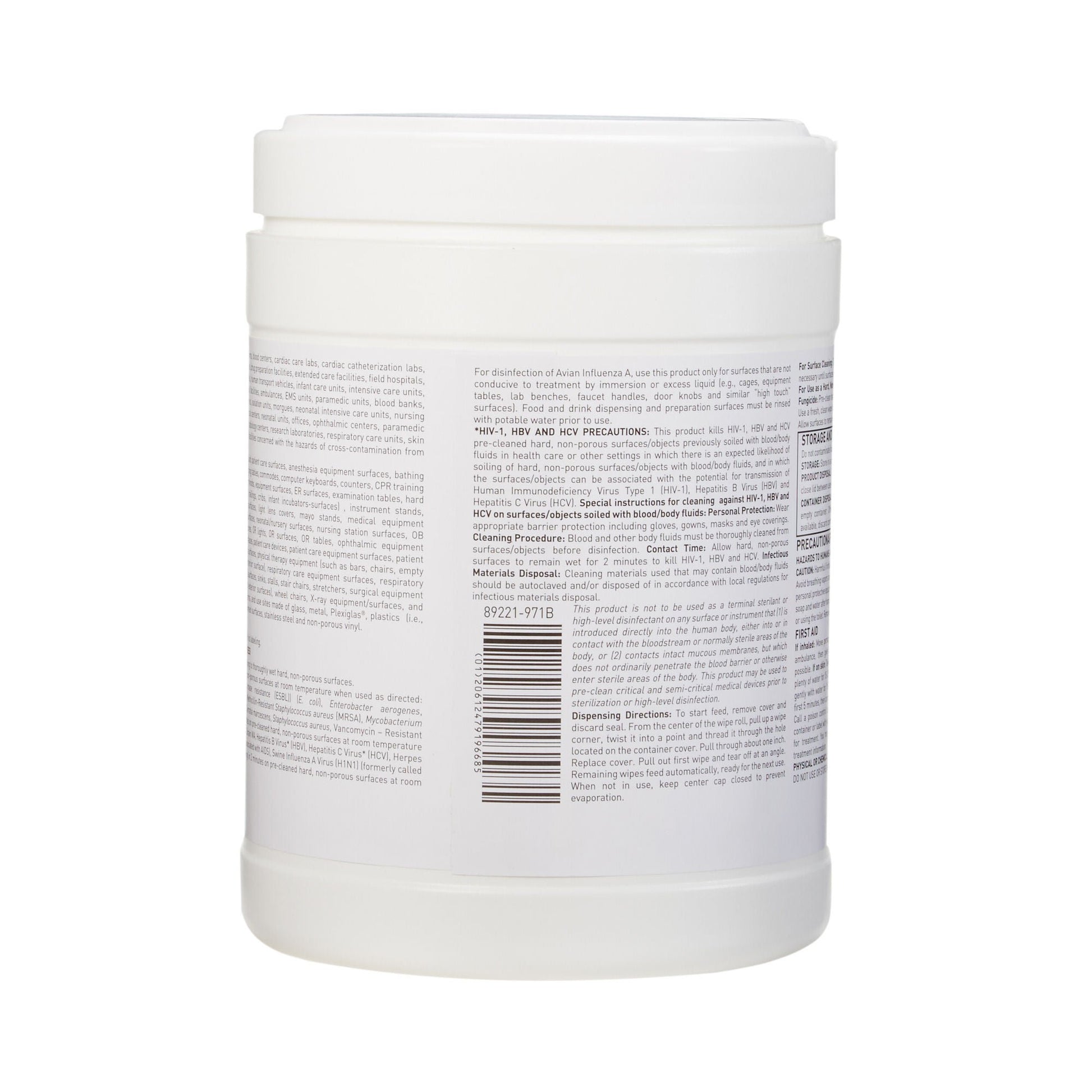 McKesson Germicidal Extra Large Surface Disinfectant Wipes