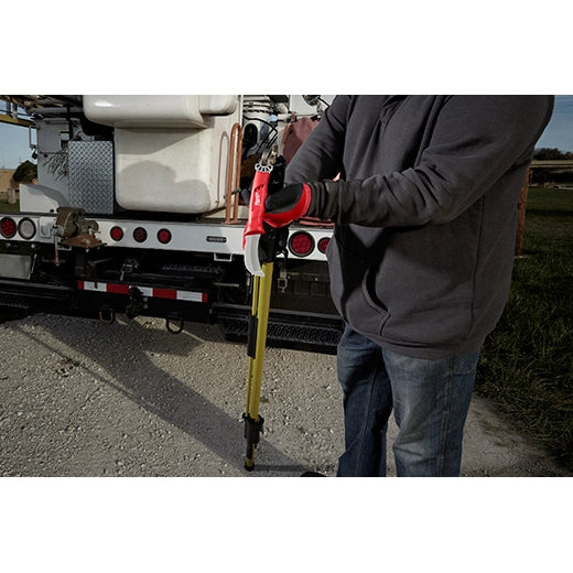 Milwaukee Lineman’s Blunt Tip Hawkbill Knife w/ STICKWORK 3in1 Ring 48-22-1923 | 3.25 in Blade Length, Stainless Steel