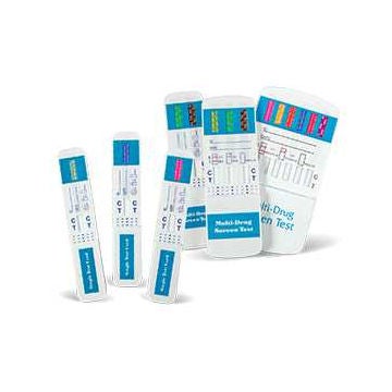 First Sign Drugs of Abuse Test Kit AMP, BAR, BZO, COC, mAMP/MET, MDMA, MTD, OPI, PCP, THC 25 Tests CLIA Waived