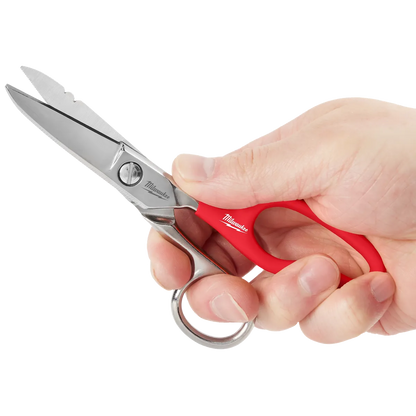 Milwaukee Electrician Scissors with Extended Handle 48-22-4049 | 1.875 in Blade Length